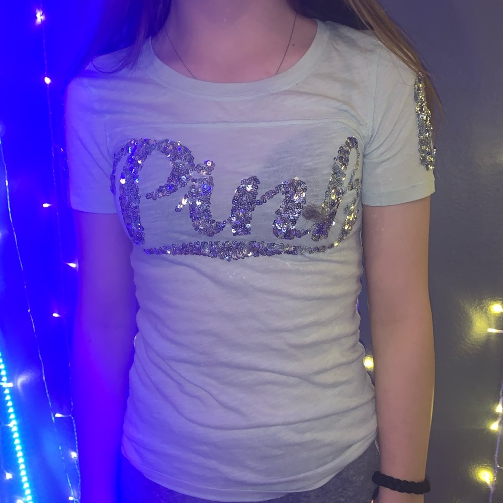 Sequin pink t-shirt